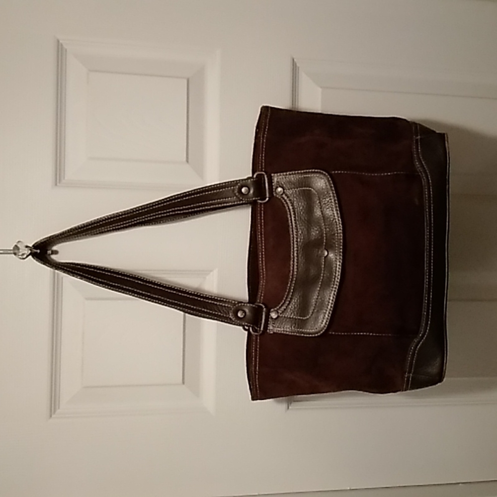 Eddie Bauer brown leather Bag, Sz L